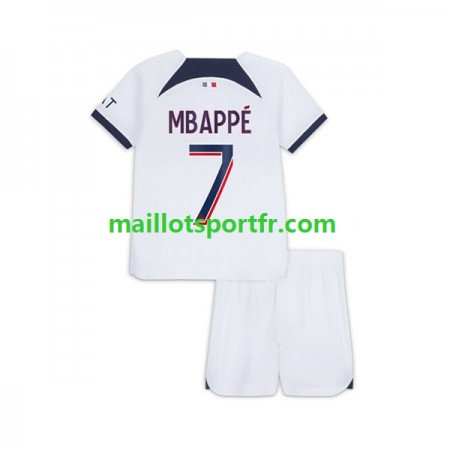 Maillot de Foot Paris Saint Germain Kylian Mbappé 7 Enfant Exterieur 2023/24